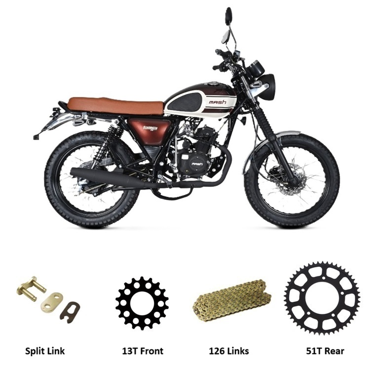 Chain and Sprocket Kit GOLD 